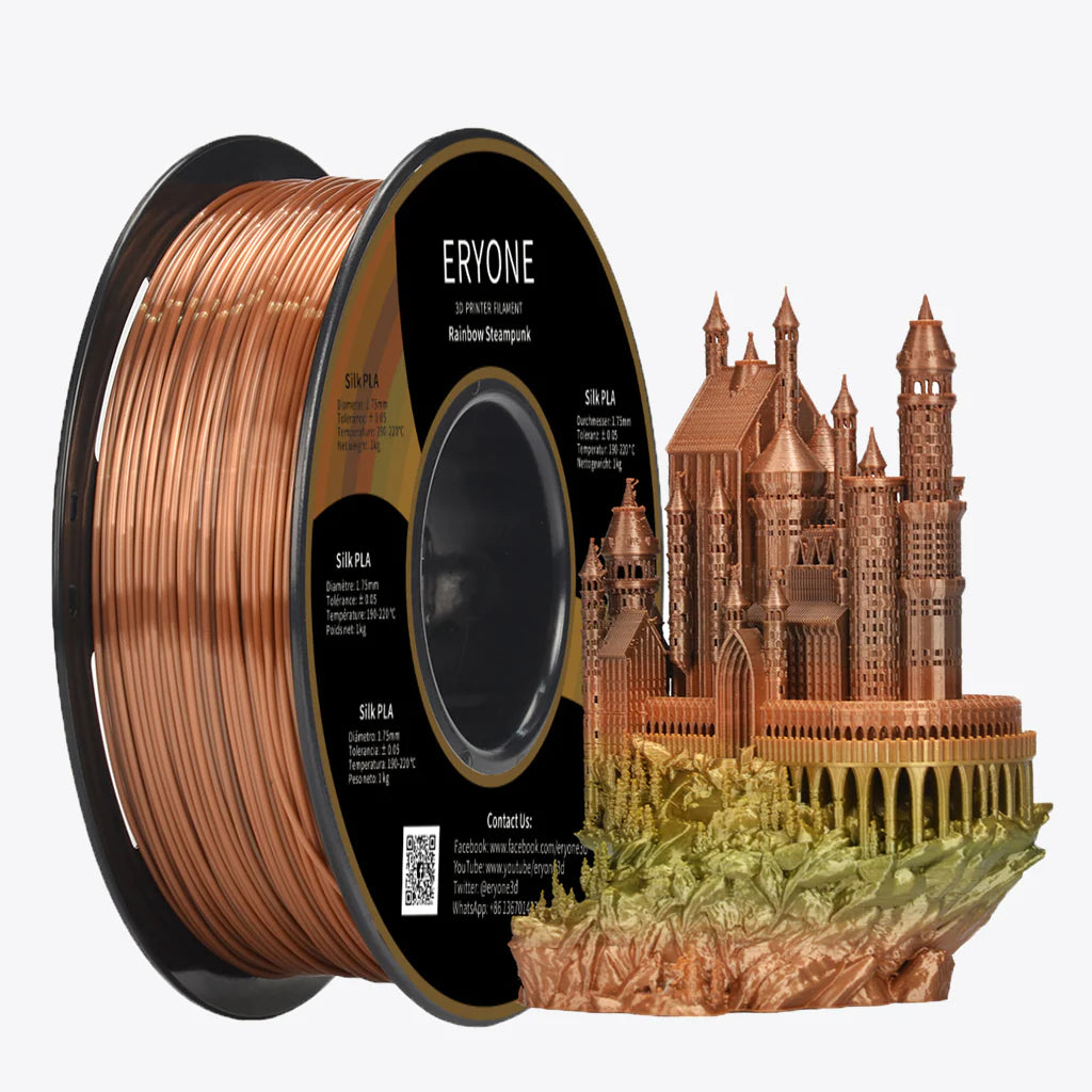 Eryone Rainbow PLA Filament for 3D Printers
